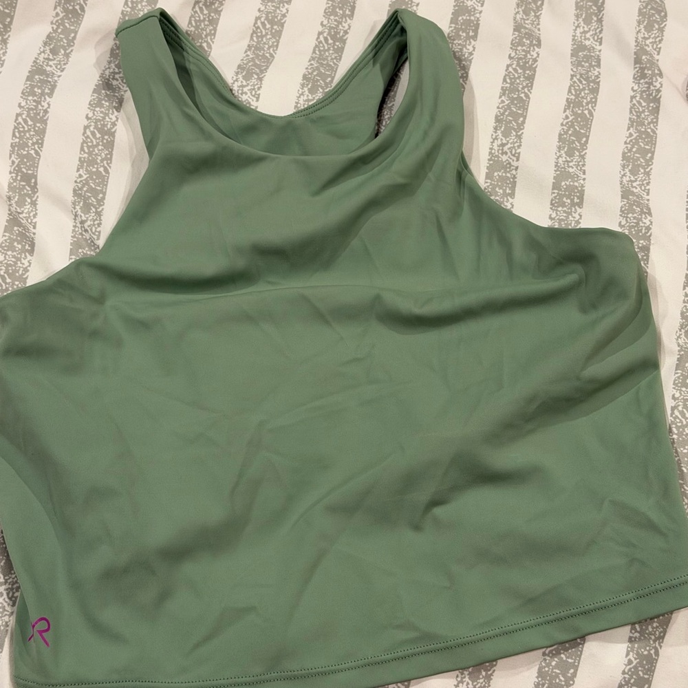 Ruby Ribbon Mint Green Tank Top - image 3